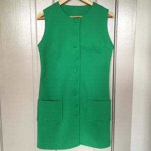 Vintage 60s Green Dress